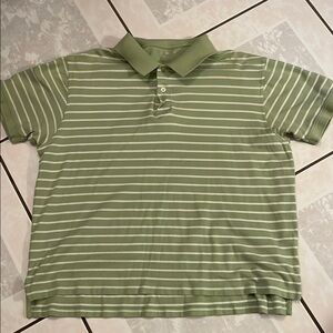 St. John's Bay Vintage Sage Green Polo Shirt